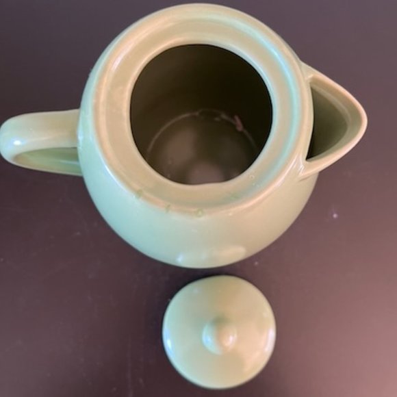 STARBUCKS Sage Jade Green Coffee Server / Teapot with Lid ~ 2011 - Picture 5 of 9